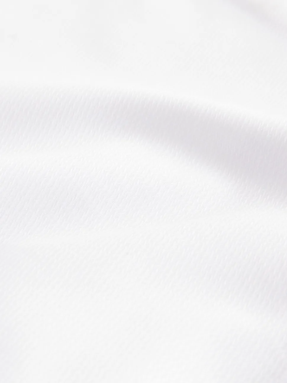 White Regular Fit Double Cuff Easy Care Textured Smart Shirt