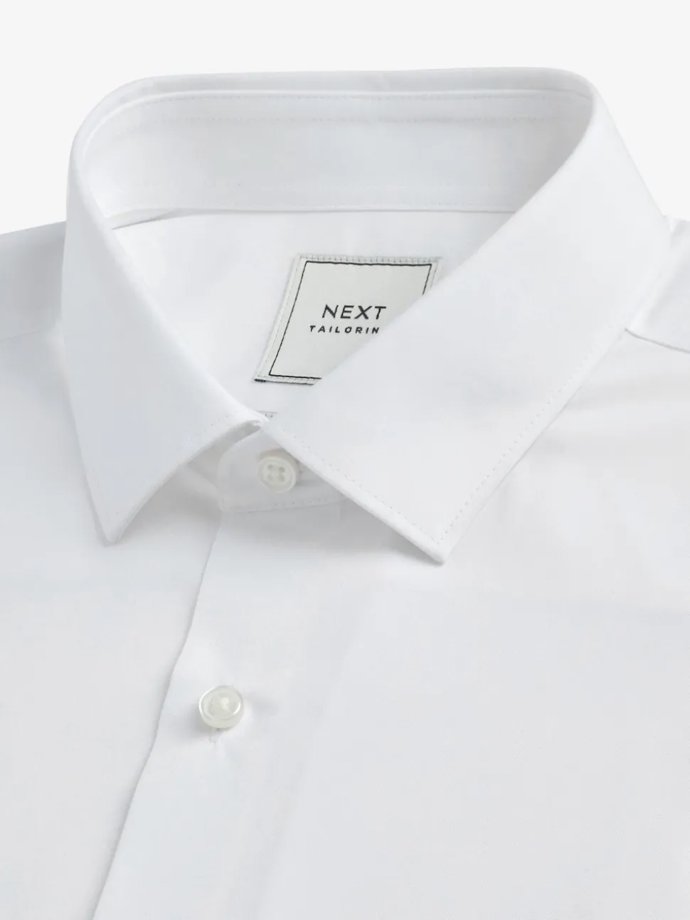 White Regular Fit Easy Care Smart Shirt