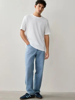 White Regular Fit Essential Cotton T-Shirts 6 Pack