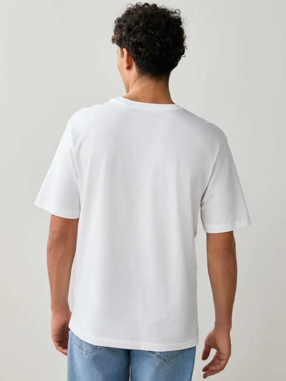 White Regular Fit Essential Cotton T-Shirts 6 Pack