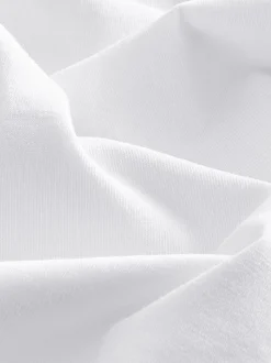 White Regular Fit Essential Cotton T-Shirts 6 Pack
