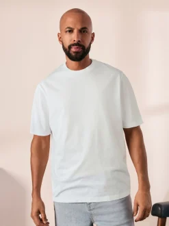 White Regular Fit Signature SUPIMA® Cotton Crew Neck T-Shirt