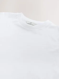 White Regular Fit Signature SUPIMA® Cotton Crew Neck T-Shirt