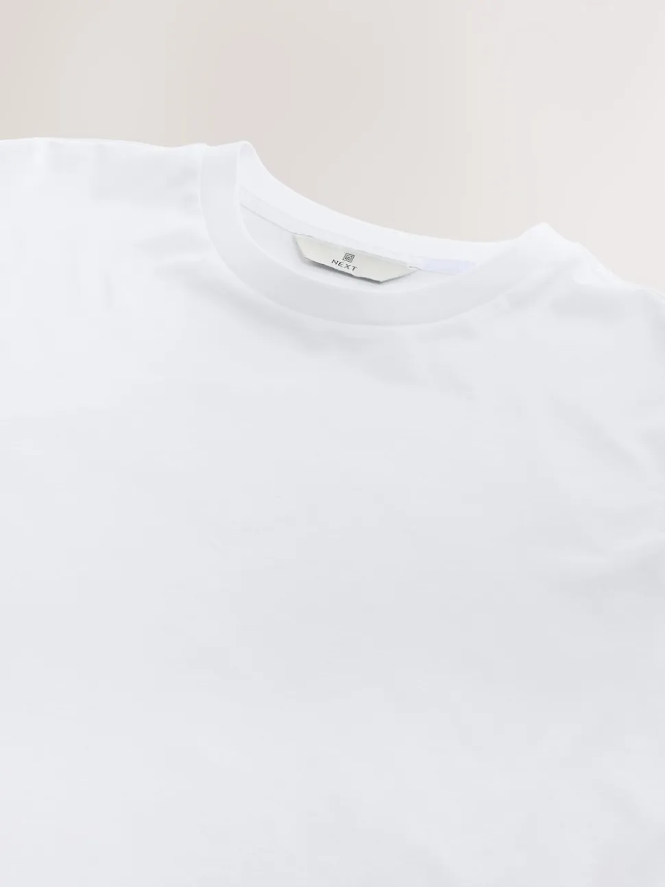 White Regular Fit Signature SUPIMA® Cotton Crew Neck T-Shirt