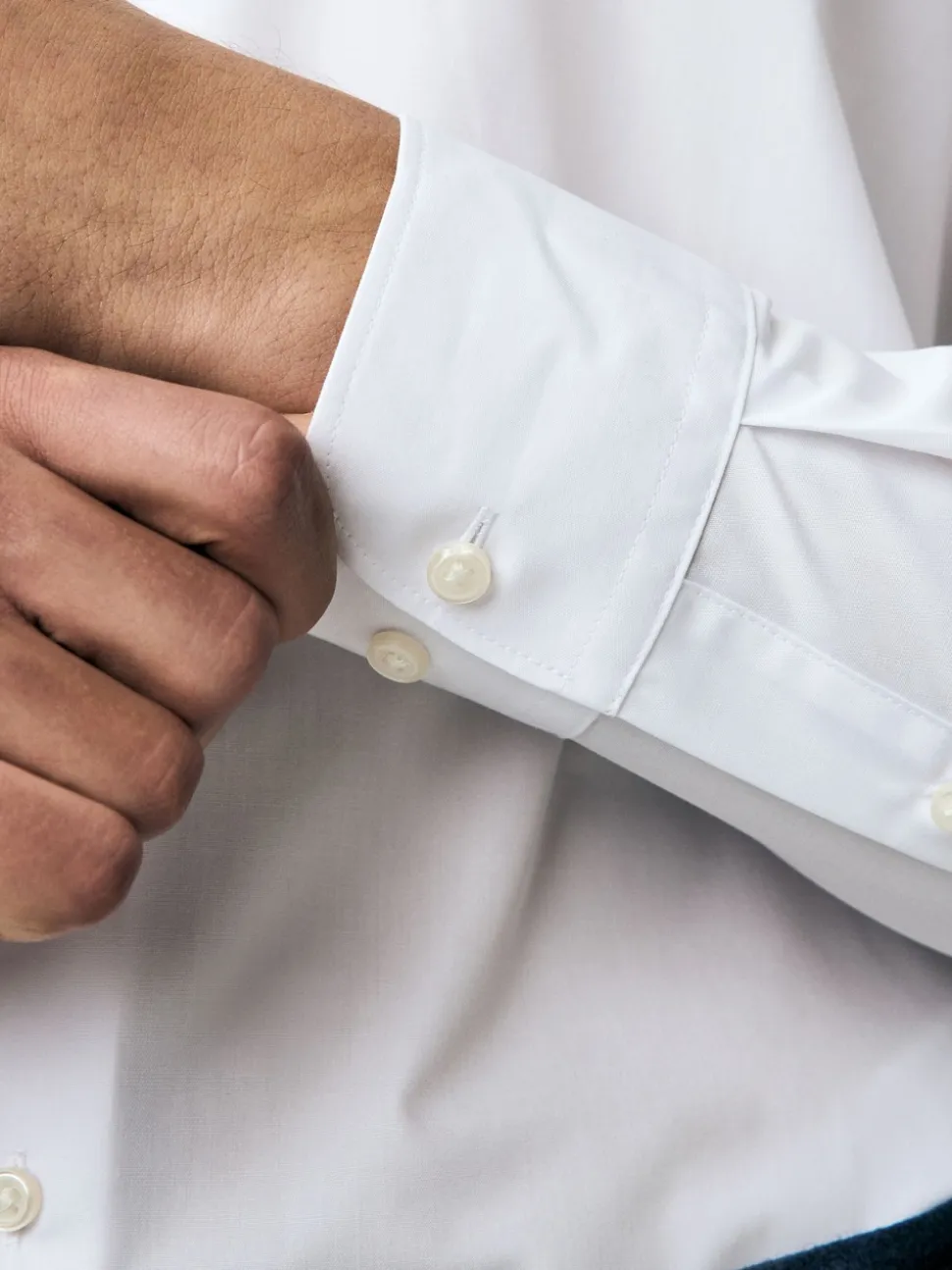 White Regular Fit Single Cuff Easy Care Smart Shirts 3 Pack