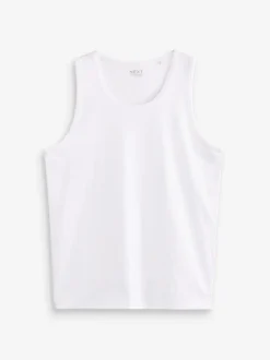 White Regular Fit Vest