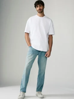 White Relaxed Fit Heavyweight T-Shirts 3 Pack