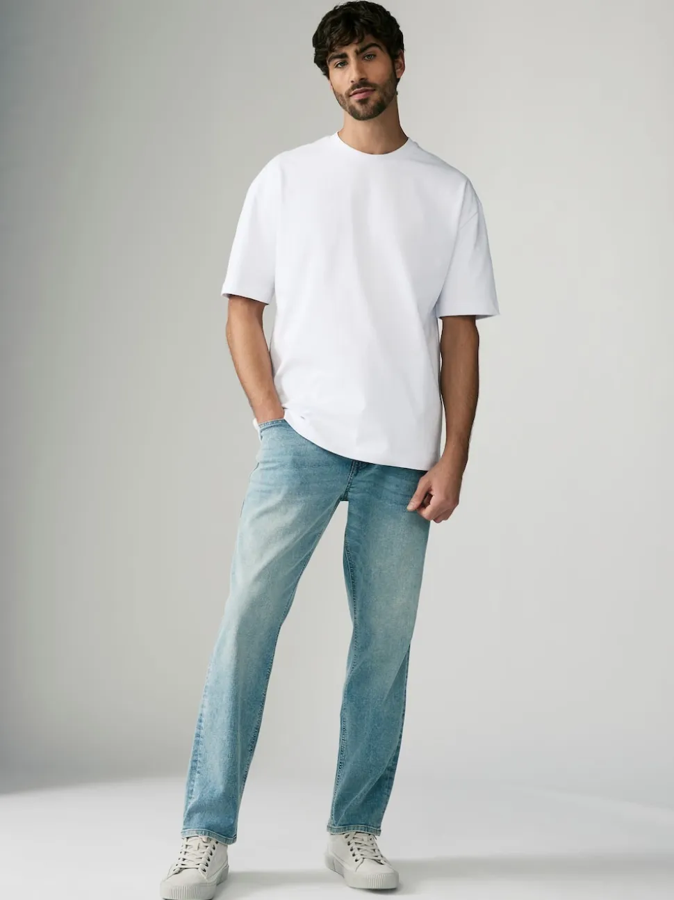 White Relaxed Fit Heavyweight T-Shirts 3 Pack