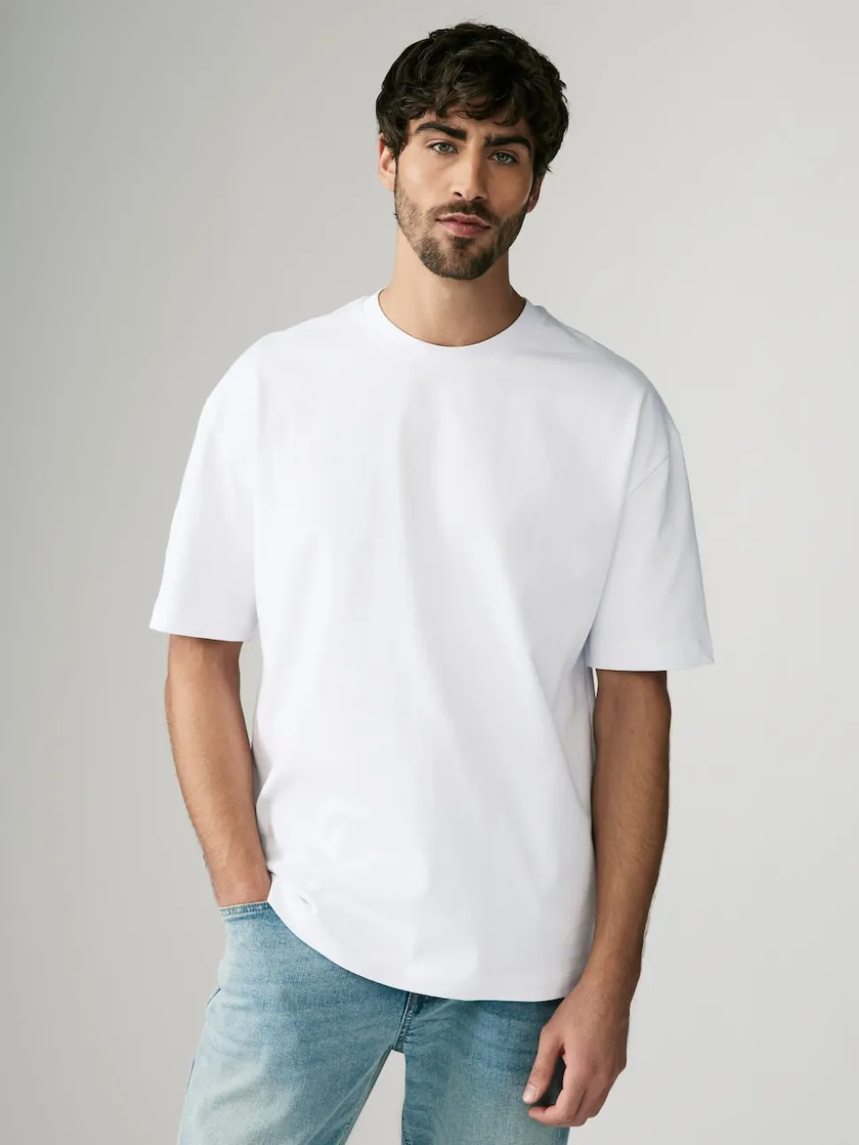 White Relaxed Fit Heavyweight T-Shirts 3 Pack
