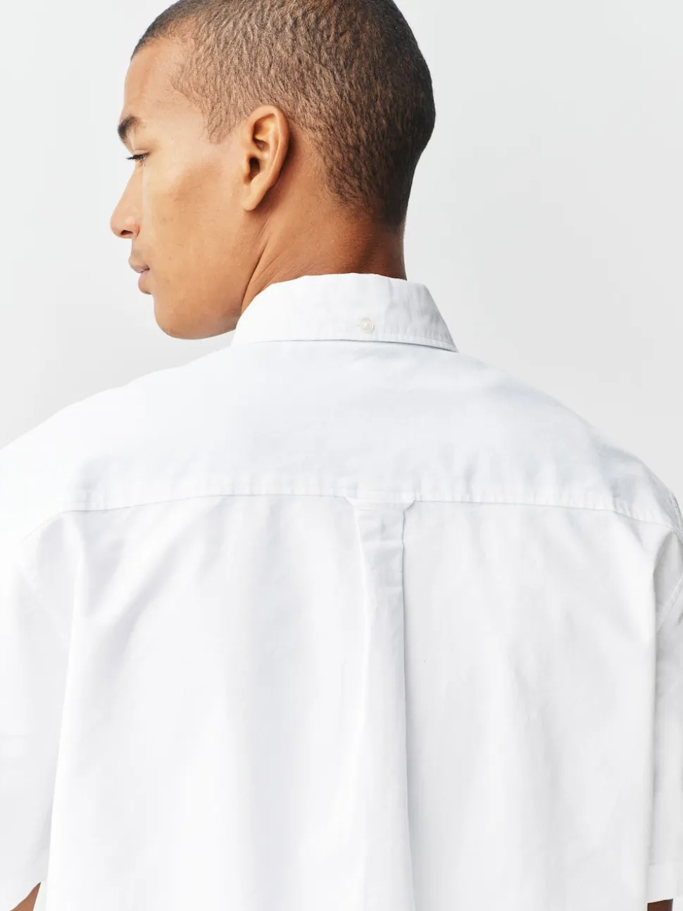 White Short Sleeve Oxford Shirt