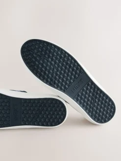 White Side Stripe Smart Casual Trainers