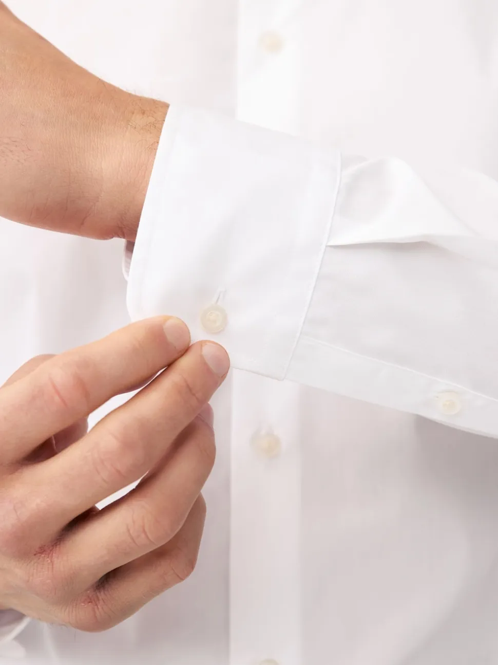 White Skinny Fit Easy Care Long Sleeve Single Cuff Smart Shirts 2 Pack