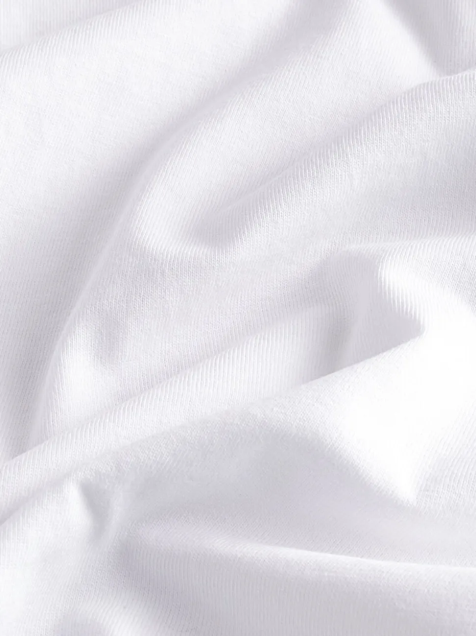 White Slim Fit 100% Cotton Layering T-Shirts 10 Pack