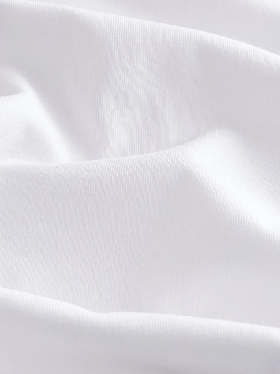 White Slim Fit 100% Cotton V-Neck Layering T-Shirts 10 Pack