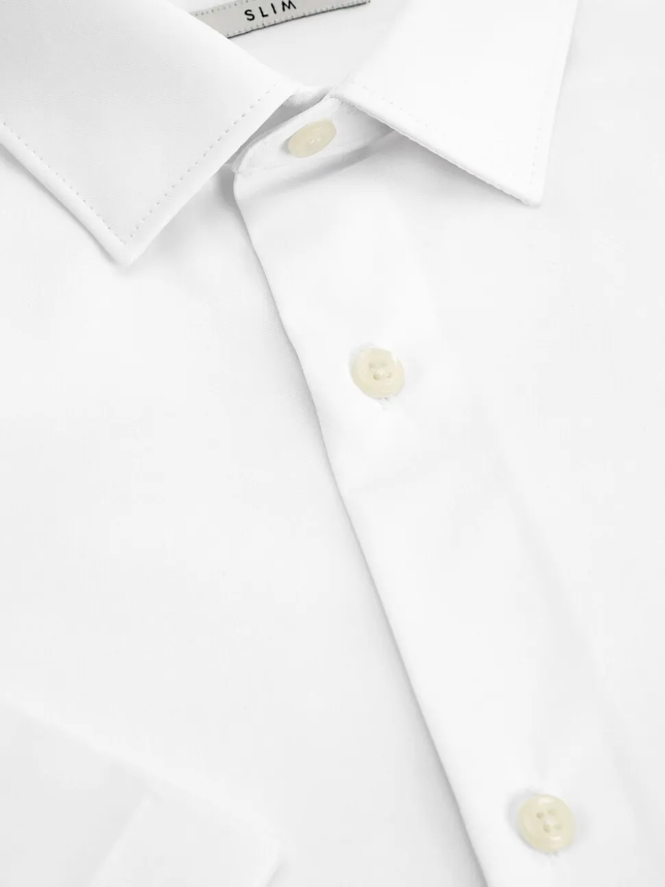 White Slim Fit Easy Care Short Sleeve Smart Shirts 3 Pack