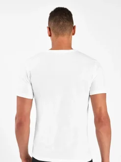 White Slim Fit Essential V-Neck T-Shirt
