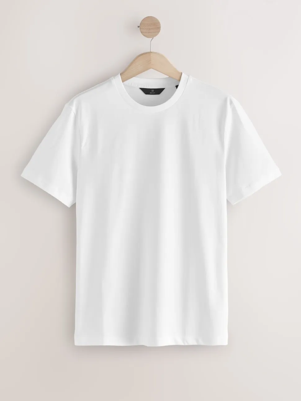 White Slim Fit Signature SUPIMA® Cotton Crew Neck T-Shirt