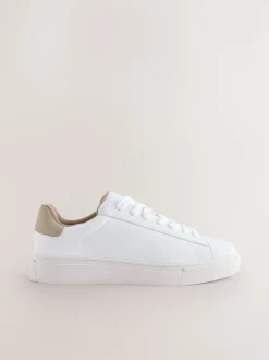 White Smart Casual Longline Trainers