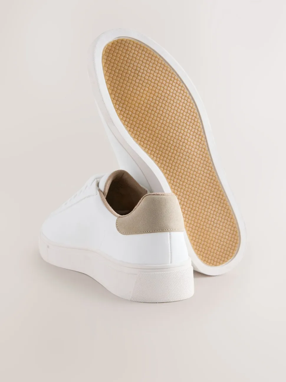 White Smart Casual Longline Trainers
