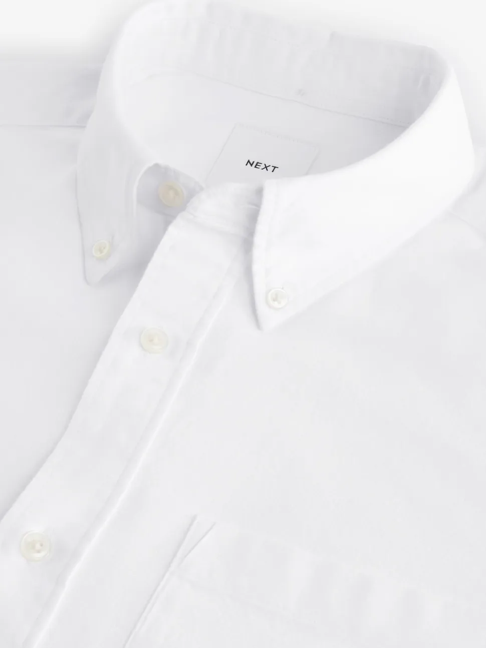 White Soft Touch Oxford Long Sleeve Shirt