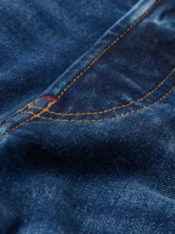 White Stuff Blue Camo Eastwood Straight Jeans