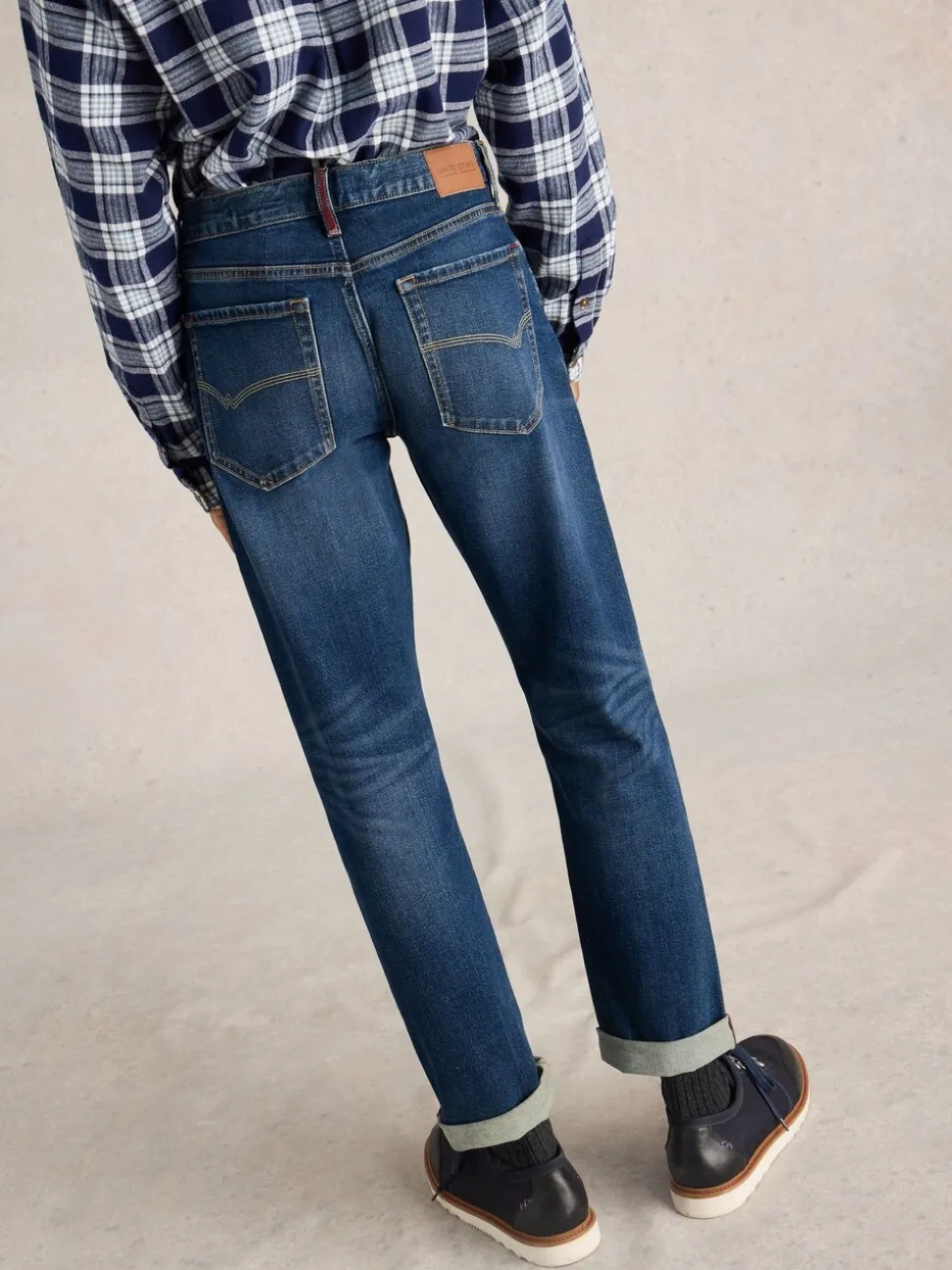 White Stuff Blue Slim Bronson Jeans