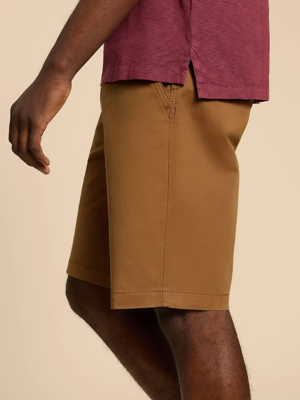 White Stuff Brown Sutton Chino Shorts
