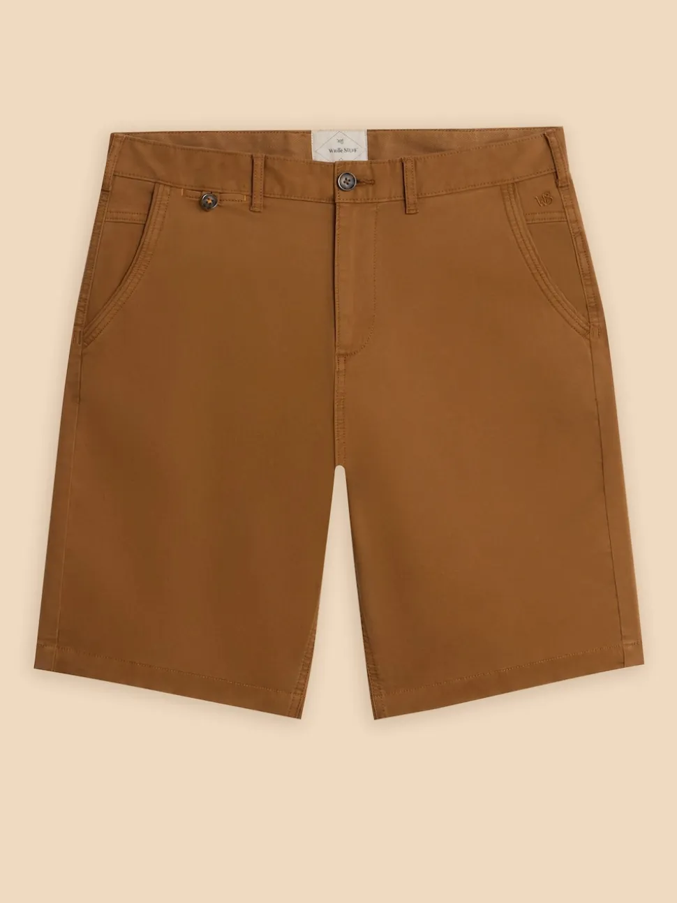 White Stuff Brown Sutton Chino Shorts
