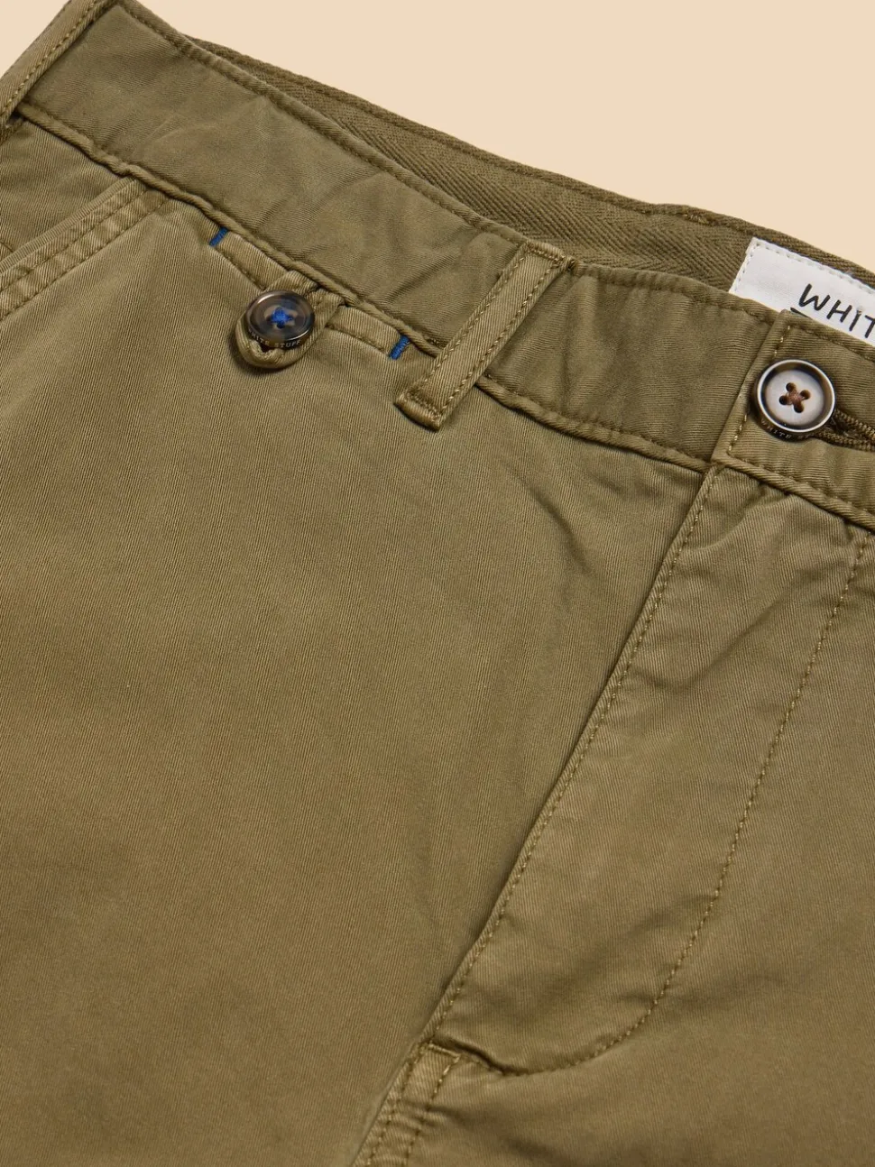 White Stuff Green Sutton Chino Shorts