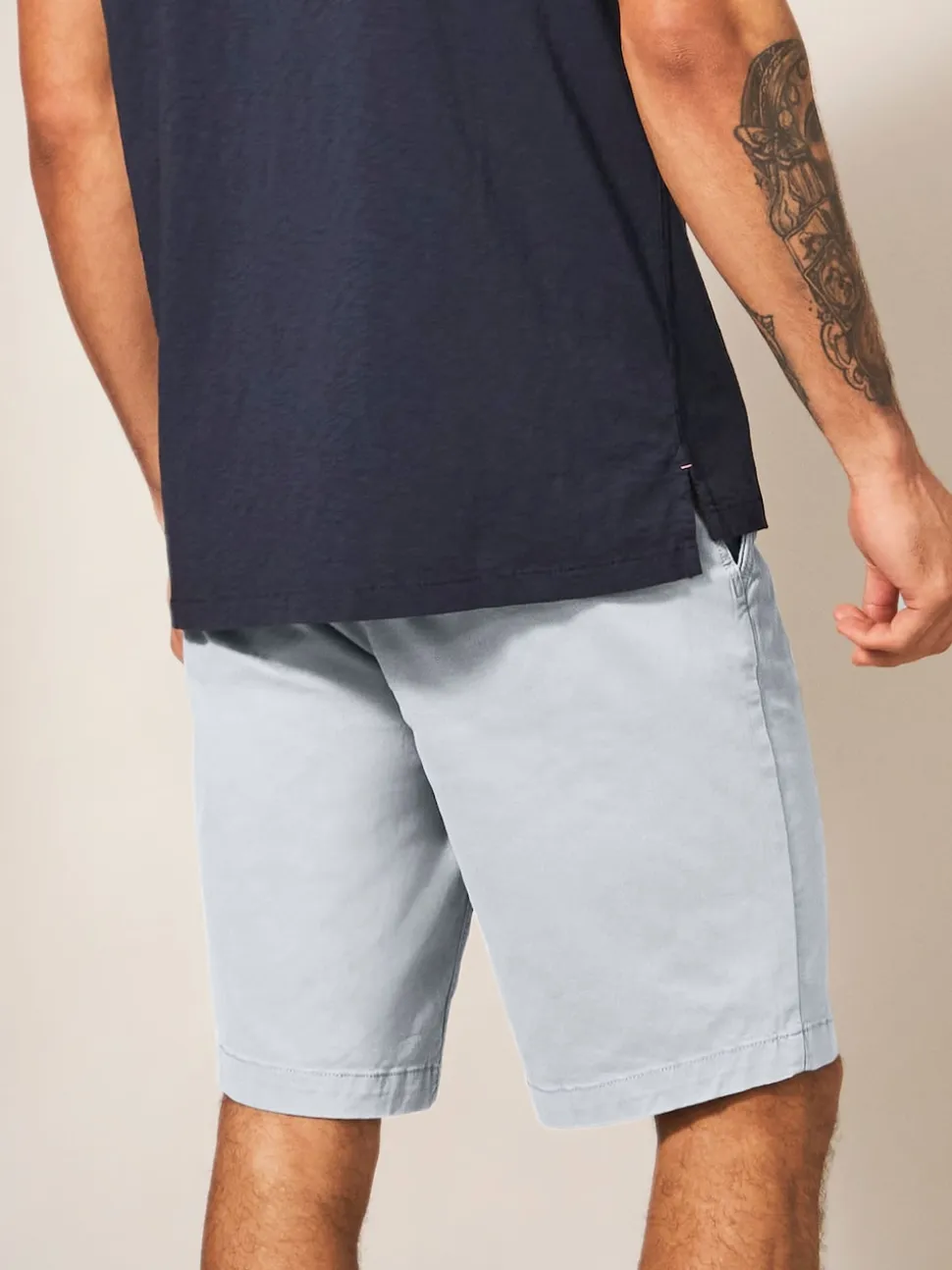 White Stuff Grey Sutton Chino Shorts