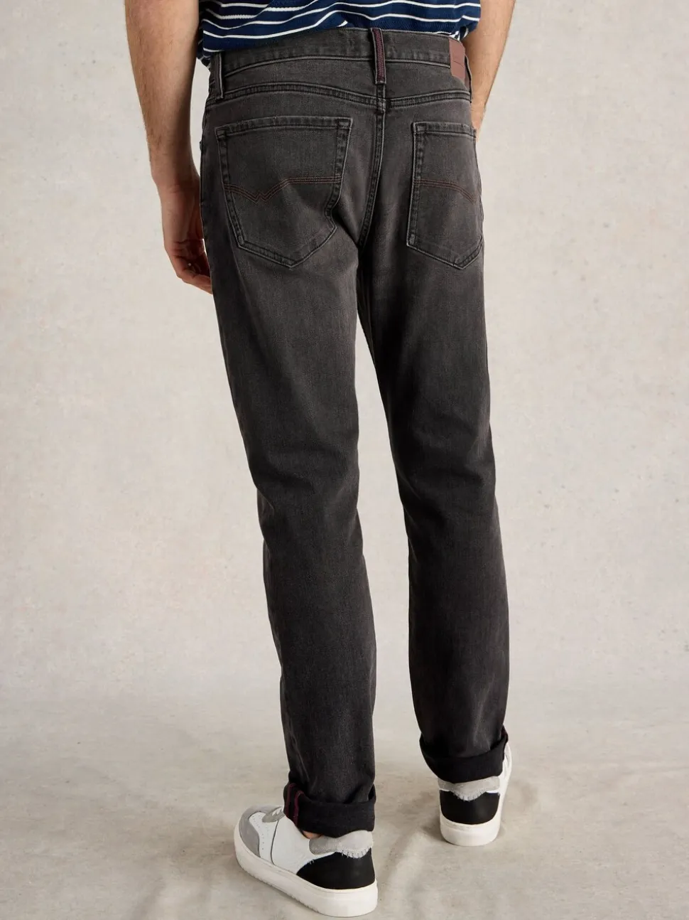 White Stuff Grey/Stone Eastwood Straight Jeans