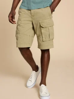 White Stuff Natural 100% Cotton Halsall Cargo Shorts