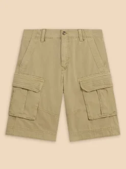 White Stuff Natural 100% Cotton Halsall Cargo Shorts