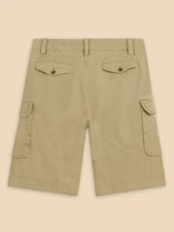 White Stuff Natural 100% Cotton Halsall Cargo Shorts