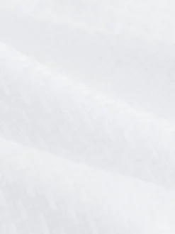 White Texture Smart Cotton Rich Trimmed Textured Shirt
