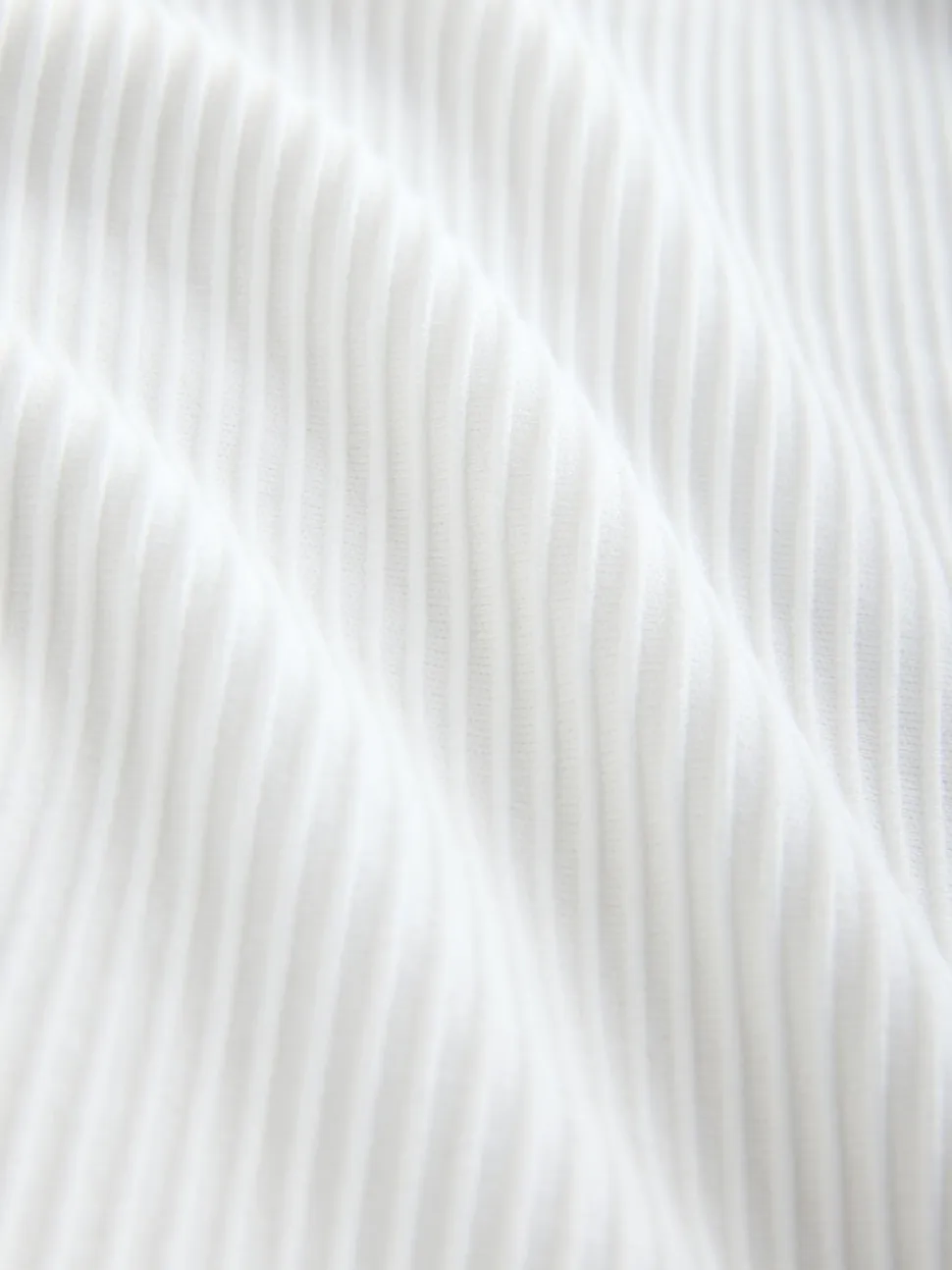 White Textured Jersey Short Sleeve Shirt