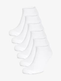 White Trainer Socks 6 Pack