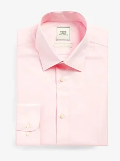 White/Light Blue/Light Pink Slim Fit Easy Care Single Cuff Oxford Smart Shirts 3 Pack