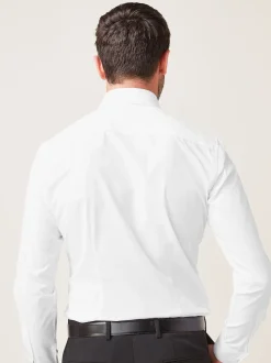 White/Light Blue/Light Pink Slim Fit Easy Care Single Cuff Oxford Smart Shirts 3 Pack