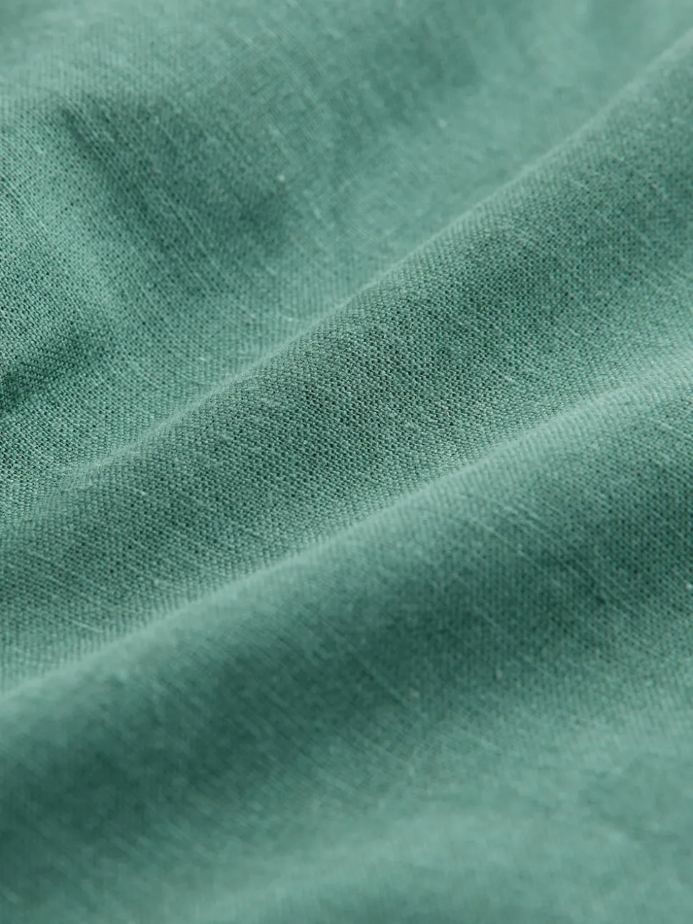 White/Light Blue/Seafoam Green Regular Fit Cotton/Linen Blend Short Sleeve Shirts 3 Pack