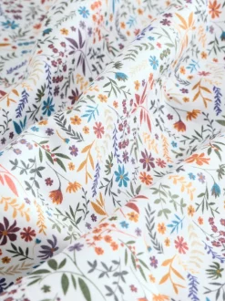 White/Multicolour Ditsy Regular Fit Short Sleeve Shirt