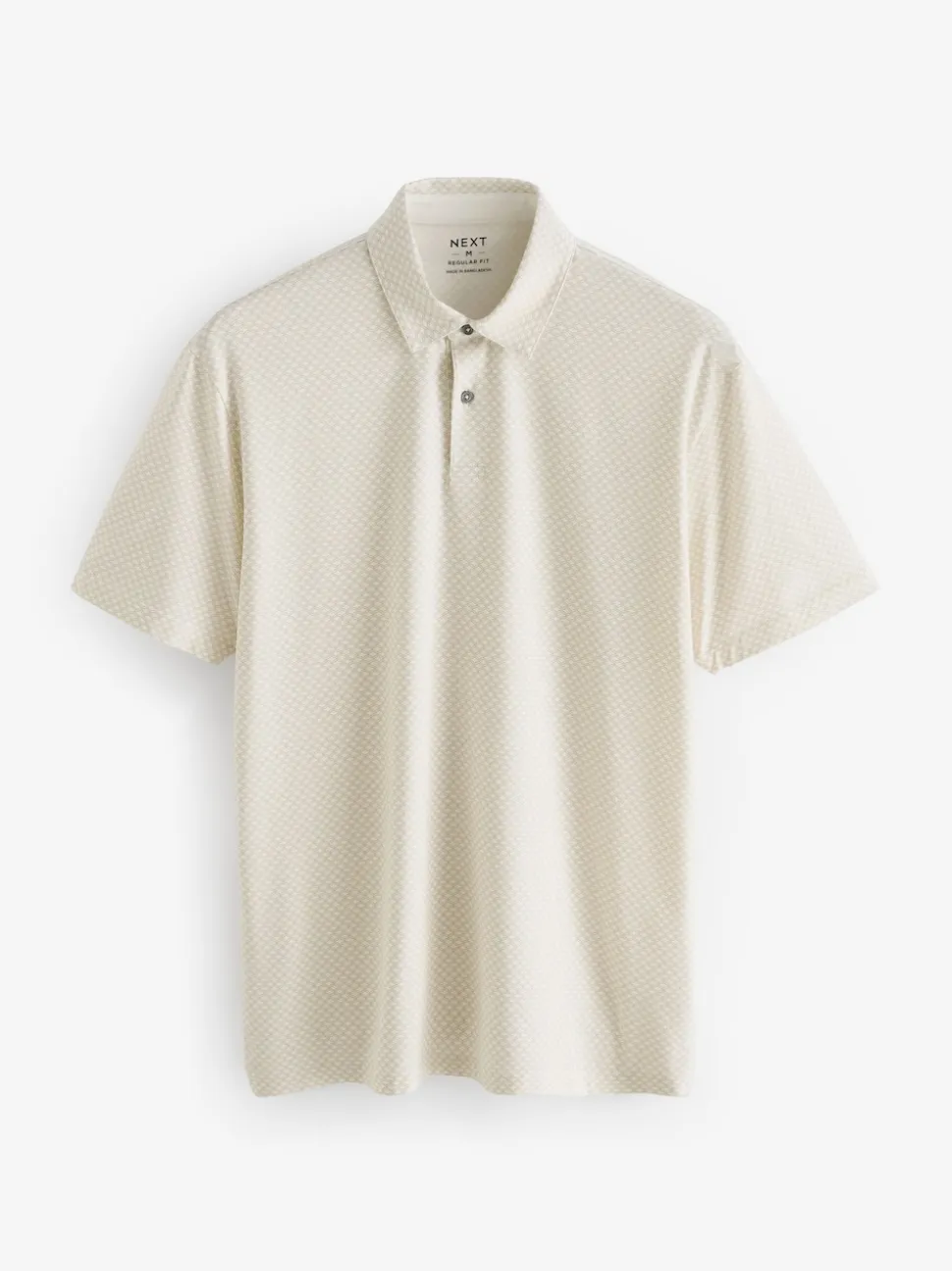 White/Navy/Black Gold Geos Regular Fit Short Sleeve Jersey Polo Shirts 3 Pack