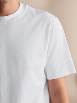 White/Red T-Shirt And Striped Seersucker 100% Cotton Pyjamas Set