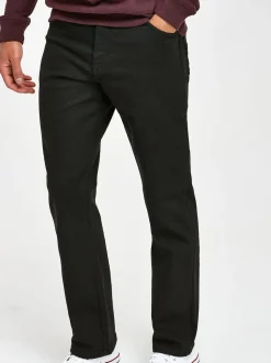 Wrangler Black Straight Fit Texas Authentic Jeans