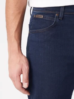 Wrangler Blue Black Straight Fit Texas Authentic Jeans