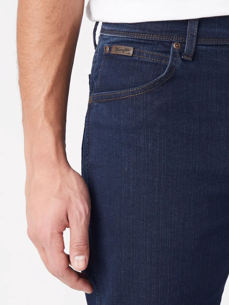 Wrangler Blue Black Straight Fit Texas Authentic Jeans