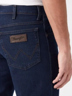 Wrangler Blue Black Straight Fit Texas Authentic Jeans