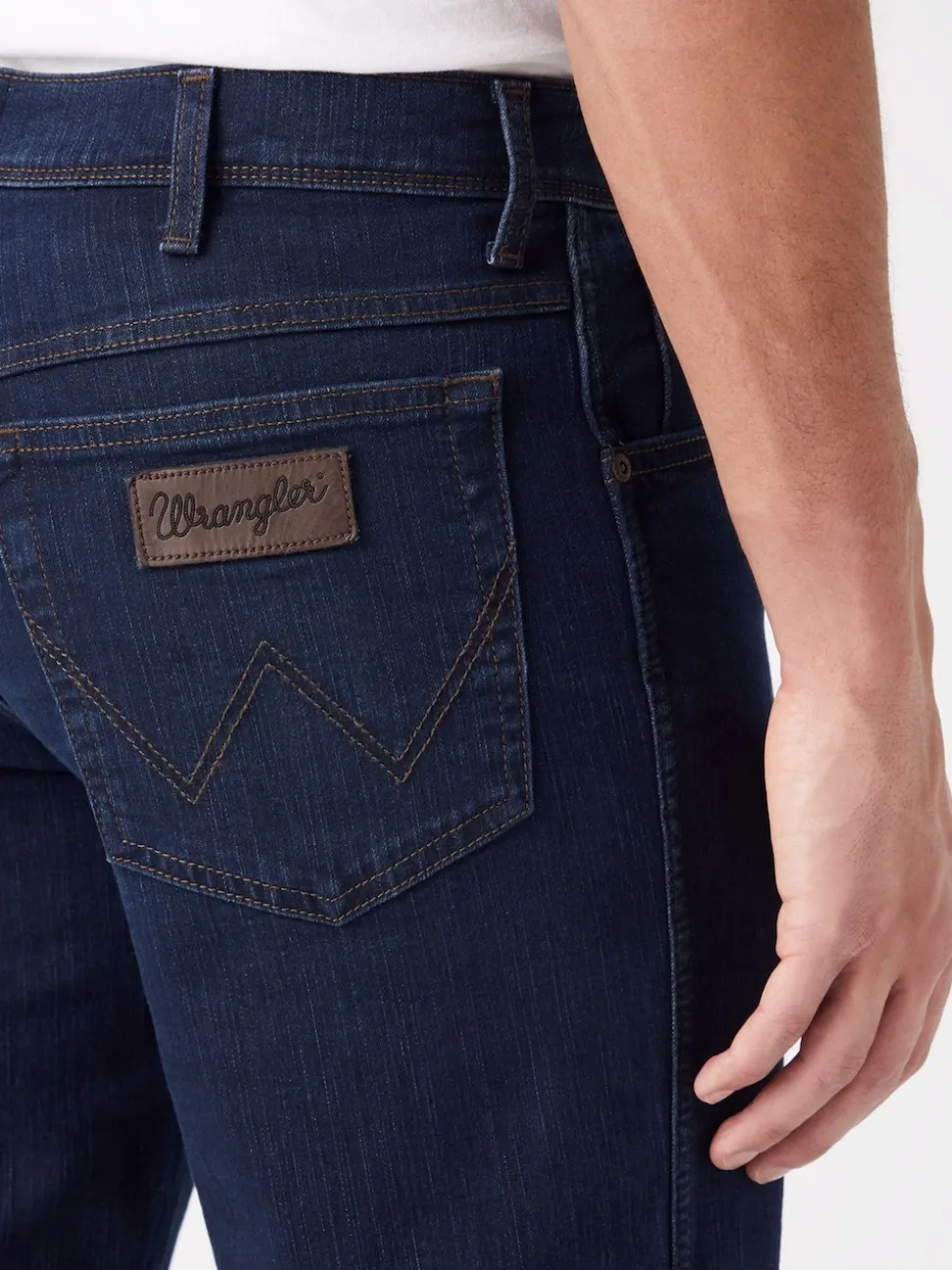 Wrangler Blue Black Straight Fit Texas Authentic Jeans