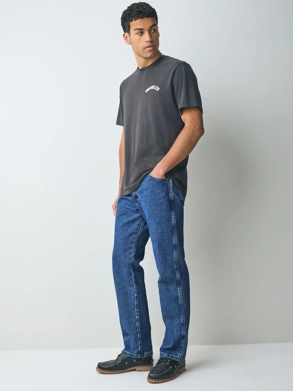 Wrangler Blue Original Fit 13MWZ Cowboy Cut 100% Cotton Jeans
