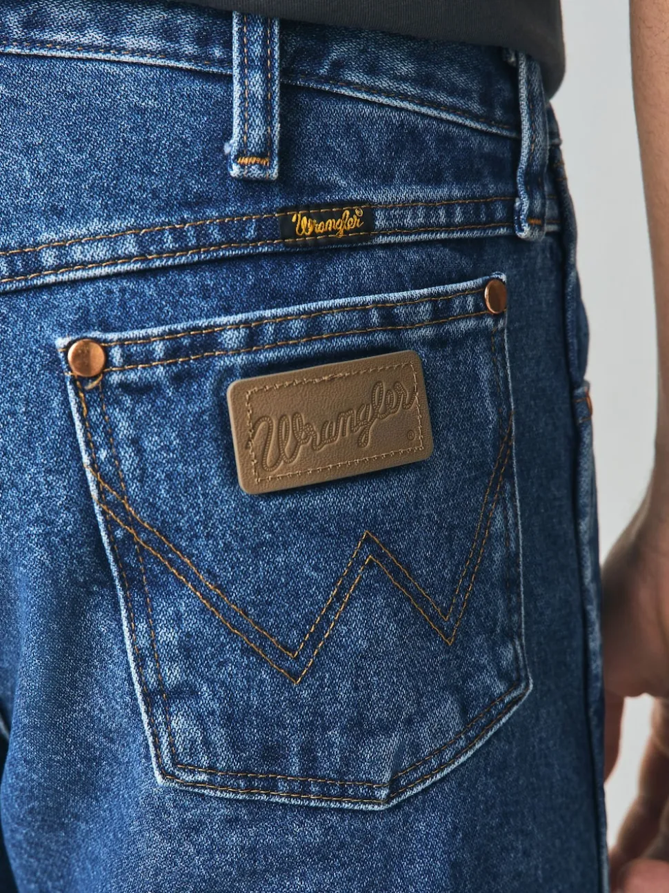 Wrangler Blue Original Fit 13MWZ Cowboy Cut 100% Cotton Jeans